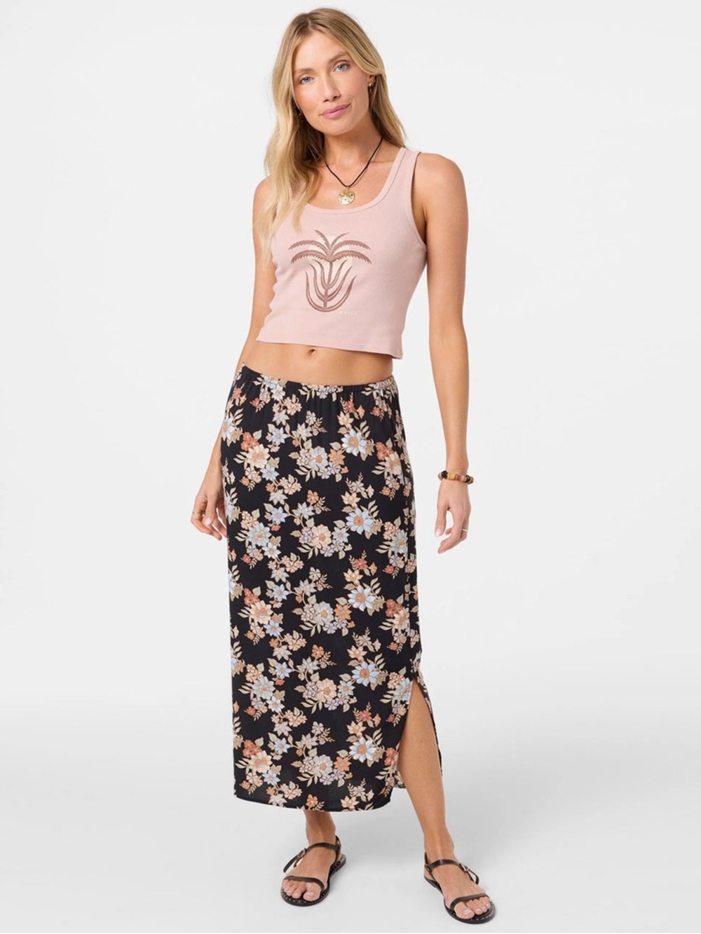NWOT O’Neill Floral Maxi Skirt